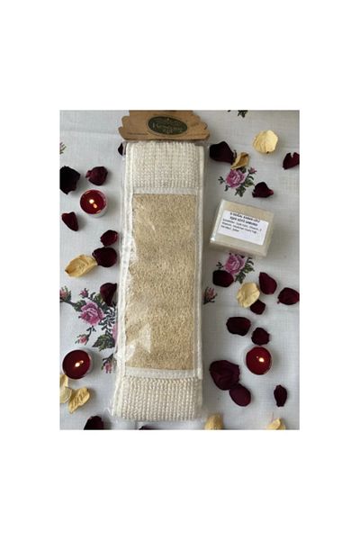 SED Long Back Natural Soap with Pumpkin Fiber and Donkey Milk