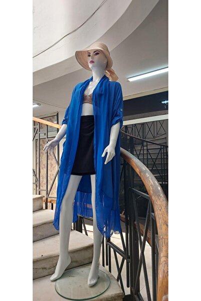 Bohem Stil Itayan Silk Λεπτομερές Oversize Kaftan