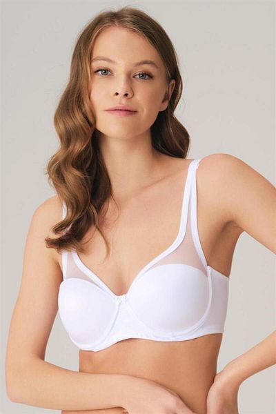 Markano Women's Underwire Non-Support Padding Recovery Soft Sponge Casual Classic Reducing Bra