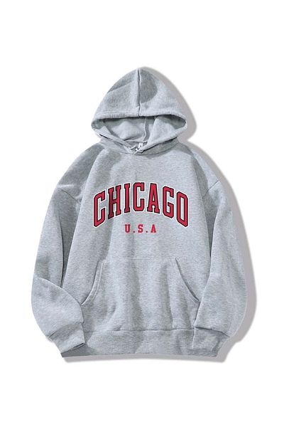 Moda Glo Γραπτό φούτερ Unisex Chicago
