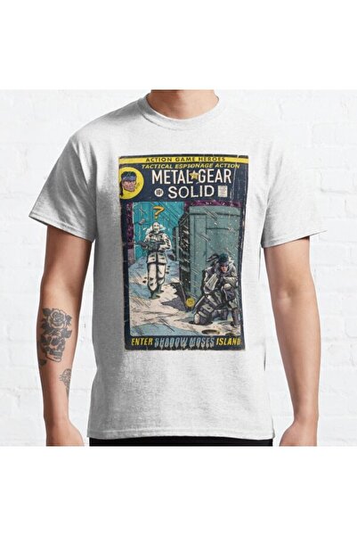 ZOKAWEAR Široka unisex majica sa printom 'enter Shadow Moses' iz stripa Metal...