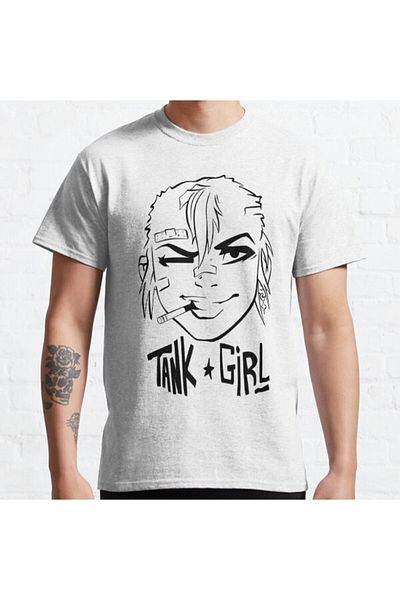 ZOKAWEAR Μπλουζάκι με τυπωμένο σχέδιο Loose Fit Unisex Bad Girl