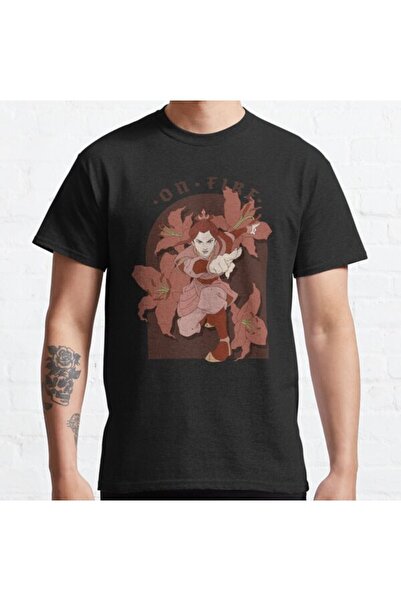 ZOKAWEAR Bol Kalıp Unisex Avatar: The Last Airbender Azula On Fire Tasarım Ba...