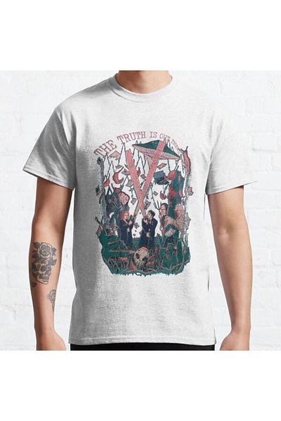 ZOKAWEAR Μπλουζάκι με τυπωμένο σχέδιο Loose Fit Unisex There Ode To The X Files