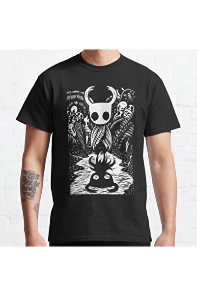 ZOKAWEAR Tricou imprimat unisex, cu croiala liberă, artă grafică Ghost Knight...