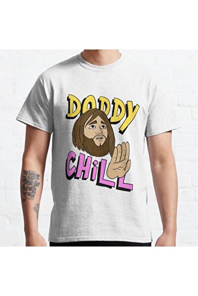 ZOKAWEAR Большой размер Unisex Daddy Chill, Funny Design. Дизайн с принтом на футболке
