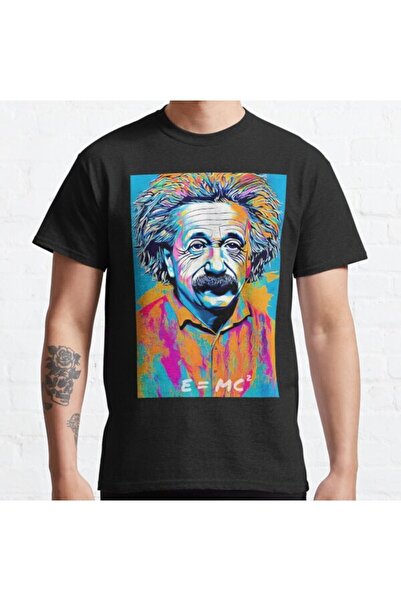 ZOKAWEAR Μπλουζάκι Loose Fit Unisex Albert Einstein Pop Art με στάμπα