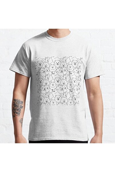 ZOKAWEAR Μπλουζάκι Loose Fit Unisex Oh Samoyed Design Printed Tshirt