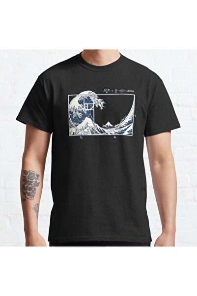 ZOKAWEAR Μπλουζάκι Loose Fit Unisex The Great Fibonacci Wave Design Printed T...