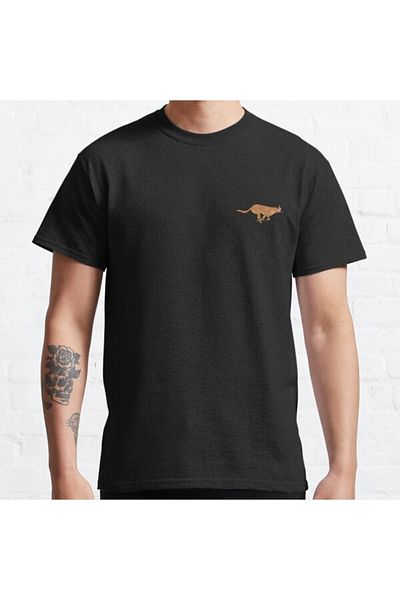 ZOKAWEAR Tricou cu imprimeu unisex cu ilustrație drăguță Belgian Malinois