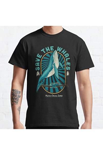 ZOKAWEAR Široka unisex majica Star Trek IV: The Voyage Home Save The Whales L...