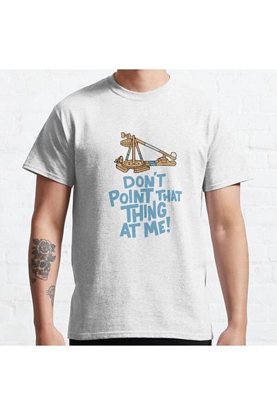 ZOKAWEAR Μπλουζάκι με τυπωμένο σχέδιο Loose Fit Unisex Age Of Empires Don't Point That Thing At Me