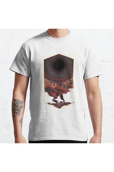 ZOKAWEAR Μπλουζάκι Unisex Dune 02 Printed Loose Fit