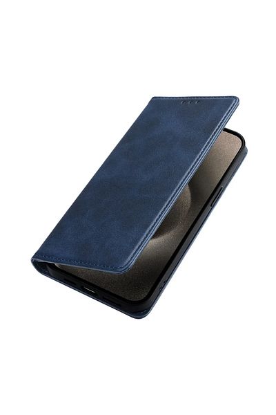 Choice Samsung A15 Blue Business Leather Phone Case for Samsung Galaxy A55 A35 A15 A25 A54 A34 A24 A14 A73