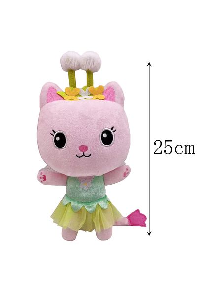 Choice 05 New Gabbys doll house Plush Toy Mercat Cartoon Stuffed Animals Smiling Cat Car Cat Hug Gaby Girl