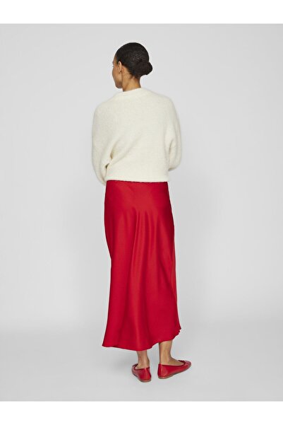 VILA Maxirock mit hoher Taille