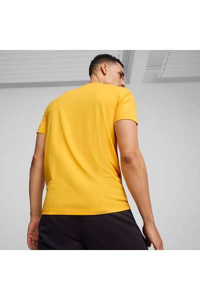 Puma تي شيرت رجالي برقبة دائرية باللون الأصفر من TSA 5