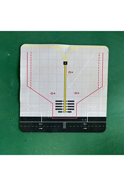 Choice نموذج مدرج طائرات الركاب بمطار تارماك بمقاس 25×30 سم، نموذج لوح موقف سيارات من مادة البولي فينيل كلوريد لخطة طائرة ركاب
