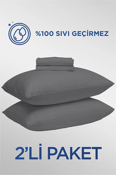 Dream Time 2 Pieces Micro Liquid Proof Cushion Mat |   Waterproof Pillow Protector Set of 2