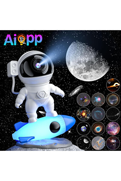 suitsamus Night Light Starry Sky Projector, Planetarium Galaxy Projector with 13 Film Discs, 360° Adjustabl...