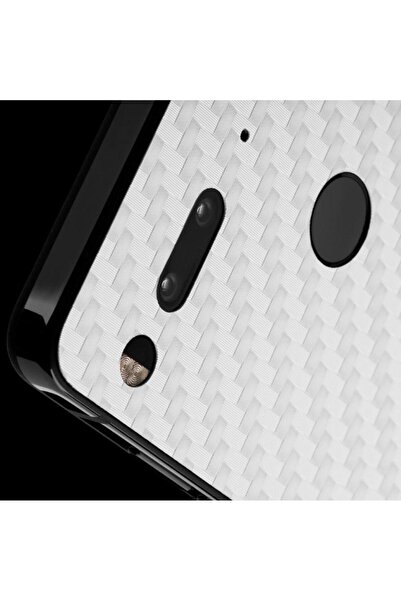 TASARIM TABELA سطح من رقائق الكربون المسننة باللون الأبيض - 150 سم × 100 سم