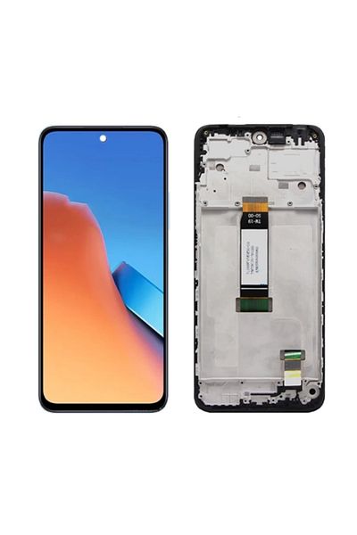 indirimplus Redmi 12 Lcd Screen Slatted Service +Repair Kit One to One Compatible