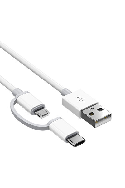 Choice كابل بيانات 0.5 متر 2 في 1 كابل بيانات 3 أمبير 2 في 1 محول بيانات Micr...