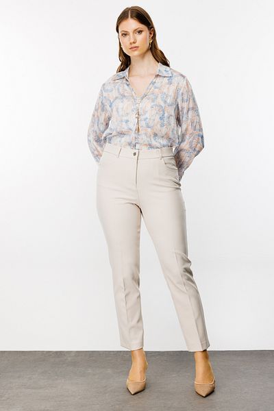 Ekol Bridged Skinny Leg Trousers