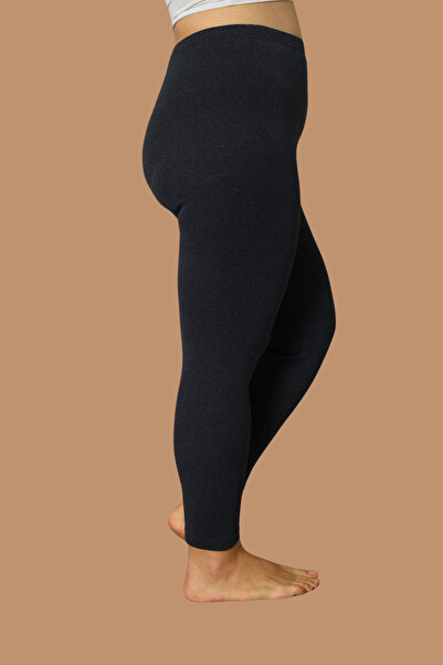 DONEX Women's Cotton Mesh Thick Winter Fabric Large Size Long Leggings