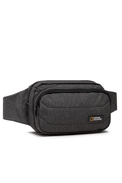 NATIONAL GEOGRAPHIC Gray Unisex Multi-Compartment Waist Bag - N00718.125