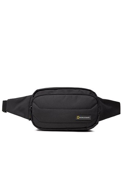 NATIONAL GEOGRAPHIC Unisex Black Multi-Compartment Waist Bag - N00718.06