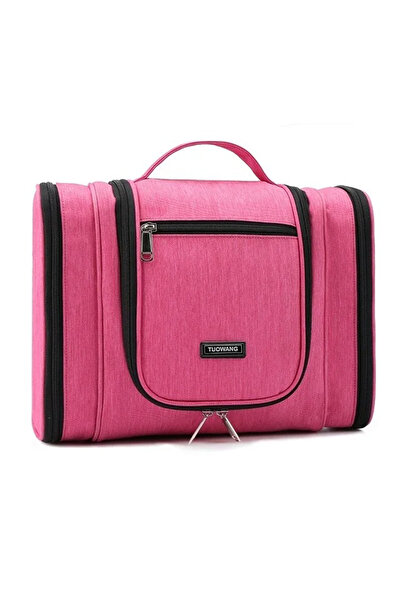 Go Veform Seyahat ve Profesyonel Makyaj Çantası Pembe 19151-3