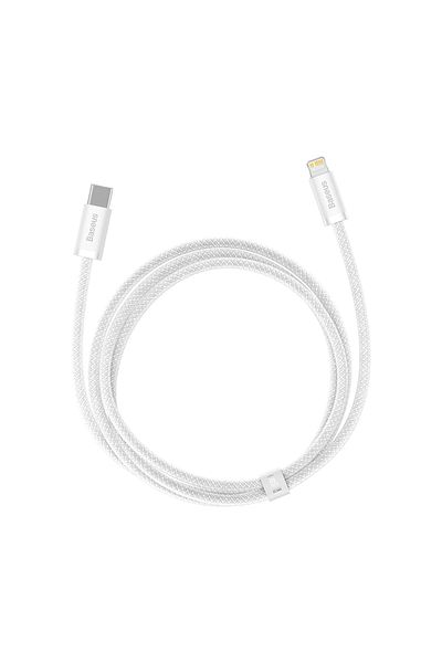 Baseus 2m WHITE Basues 20W PD USB C Cable for iPhone 14 13 12 Pro Max Fast Charging USB C Cable for iPhone