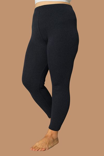 DONEX Női pamut hálós vastag téli szövet nagy méretű hosszú leggings