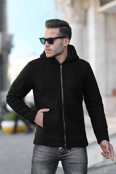 Valiberta Black Men's Premium Steel Knit Jacket