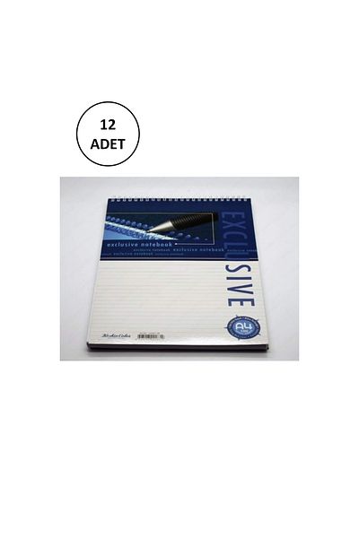 EGATOPTAN Sharp Color A4 Striped 100yp Cardboard Cover Spiral Exclusive Memo Pad