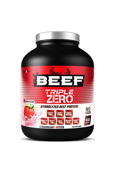 Laperva Beef Triple Zero Hydrolyzed, Strawberry, 4 LB