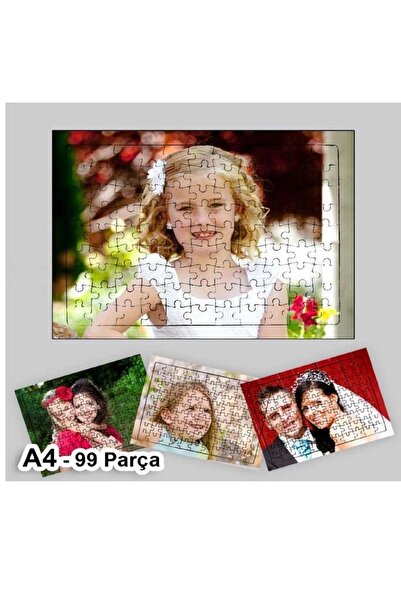 hemdemhediyelik Kişiye Özel 99 Parça Eş Dost Arkadaş Çocuk Öğrenci Için Puzzle Fotoğraflı Puzzle (1 ADET