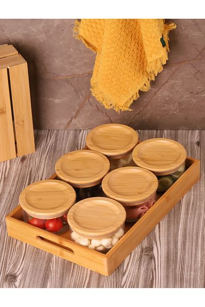 Atbyhome Duo 300 ml Silicone Bamboo Glass Breakfast Set - Luxury Presentation