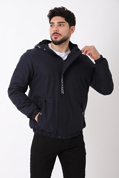 Stilkombin Printed Sports Lycra Fabric Coat with Fur Inside Pldp2968-1_50411