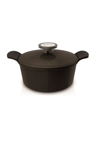 NEOFLAM Ek-ot-c26 Casserole, 26 Cm Diameter, Black Marble