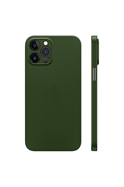 Nettech İphone 12 Pro Max Uyumlu Karbon Seri Arka Koruma Kılıf - Yeşil