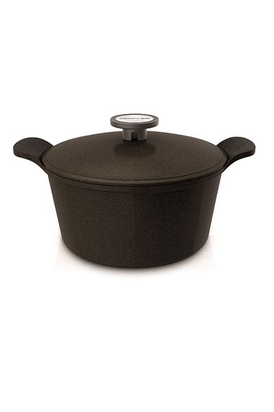 NEOFLAM Ek-ot-c24 Casserole, 24 Cm Diameter, Black Marble