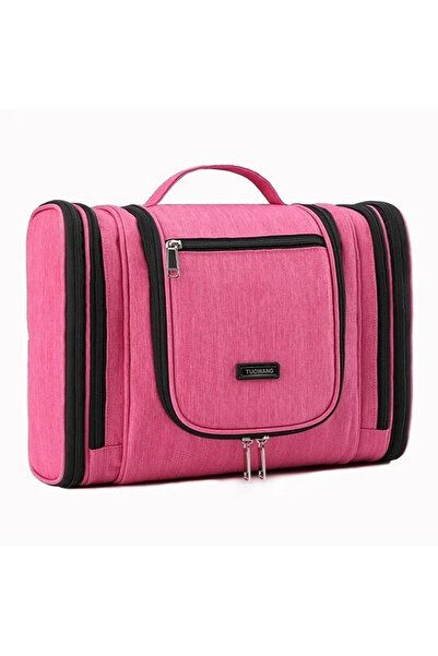 Go Veform Seyahat ve Profesyonel Makyaj Çantası Pembe 19151-5
