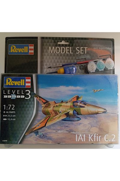 REVELL 1:72 IAI KFIR C. 2 طائرة مقاتلة (طقم أدوات)