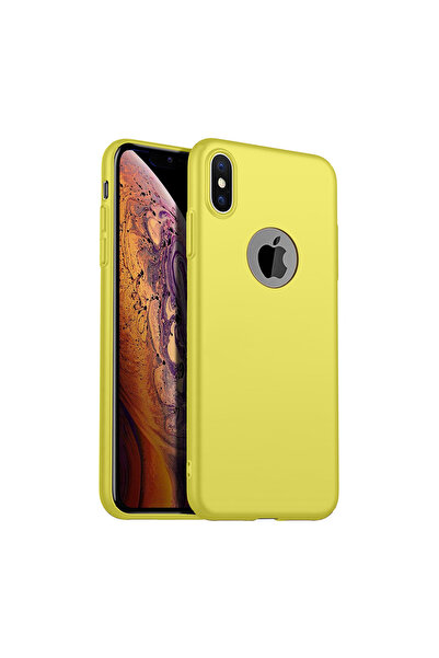 Nettech Apple Iphone Xs Max Uyumlu Suide Arka Koruma Kılıf - Sarı