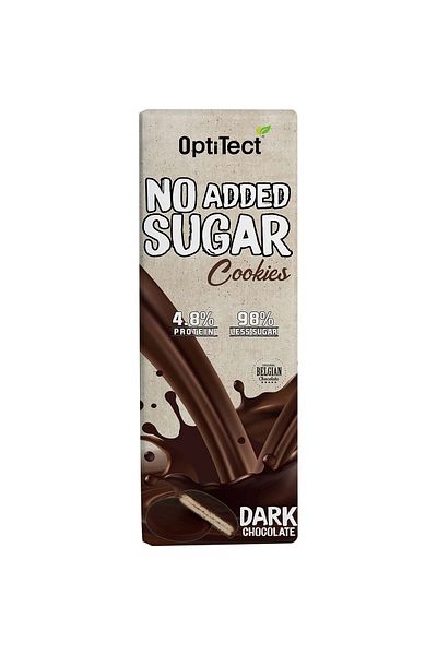 OptiTect No Added Sugar Cookies, Dark Chocolate, 1 Bar
