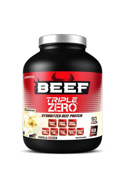 Laperva Beef Triple Zero Hydrolyzed, Vanilla, 4 LB