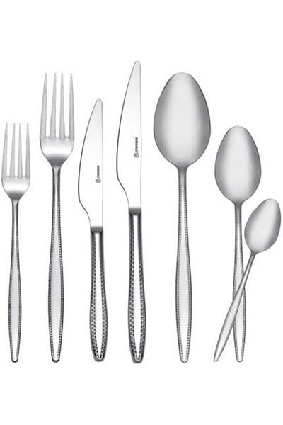 KORKMAZ 84 Pieces A2518 Felisa Fork Spoon Knife Set