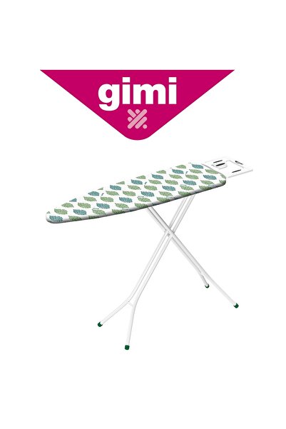 Gimi لوح كي معدني موسع ليو 110×33 سم - قابل للتعديل مع غطاء قطني وبطانة تيري